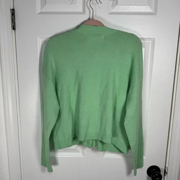 LOFT Mint Green Button-Up Cardigan - Picture 4 of 5